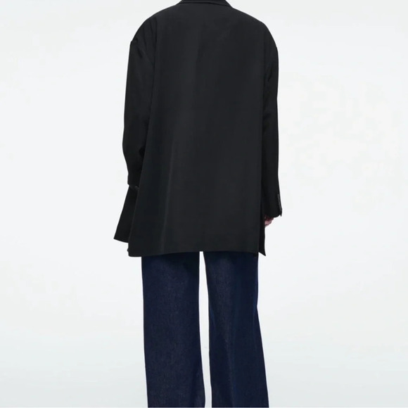 COS Oversized Draped Double Breasted Blazer - Picture 2 of 11